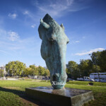 still water horse sculpture