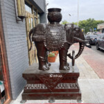 Elephant Statue at Front Door