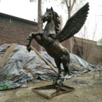 Winged Horse Sculpture