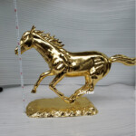 gold horse figurine