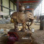 Elephant Statue at Front Door