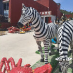 life size zebra statue