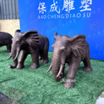 Floor Standing Elephant Statue