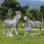 life size zebra statue