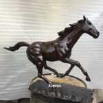 small bronze horse sculpture