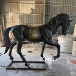 life size outdoor horse statue