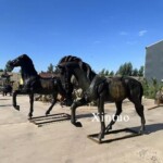 life size outdoor horse statue