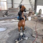 large horse garden statue