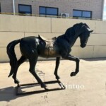 life size outdoor horse statue