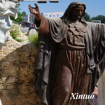 large outdoor jesus statue