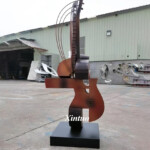 arman violin sculpture