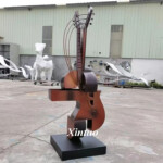 arman violin sculpture