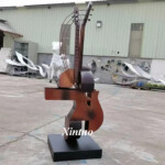 arman violin sculpture