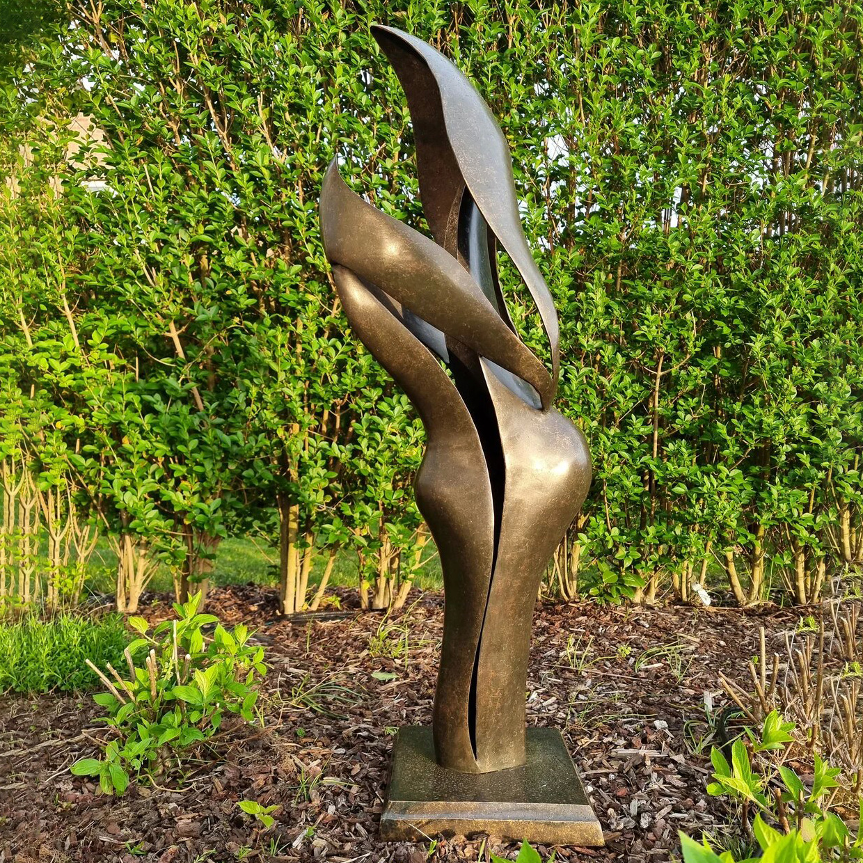 Abstract Bronze Sculpture for Sale