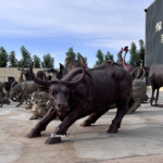 life size bull sculpture