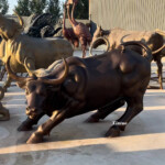 life size bull sculpture