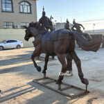 galloping horse sculpture