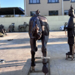 galloping horse sculpture