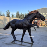 galloping horse sculpture