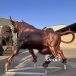 Bronze Bull Figurine