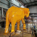 large elephant garden sculpture