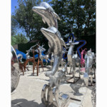 dolphin sculpture outdoor