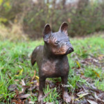 french bulldog statue for garden