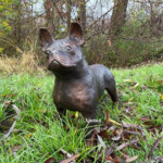 french bulldog statue for garden