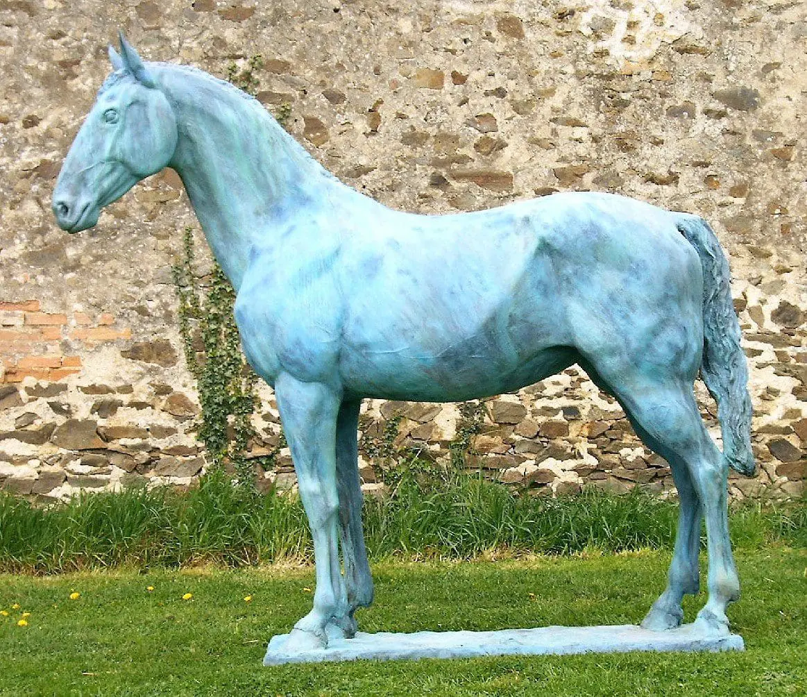 Resting Horse Sculpture