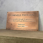 custom bronze signs