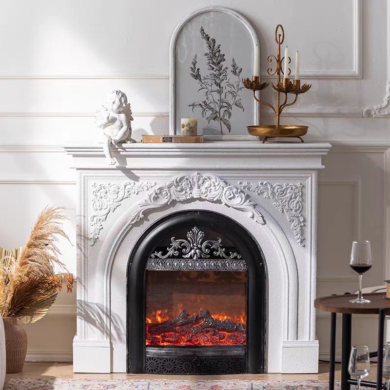 Marble fireplace mantel shelf