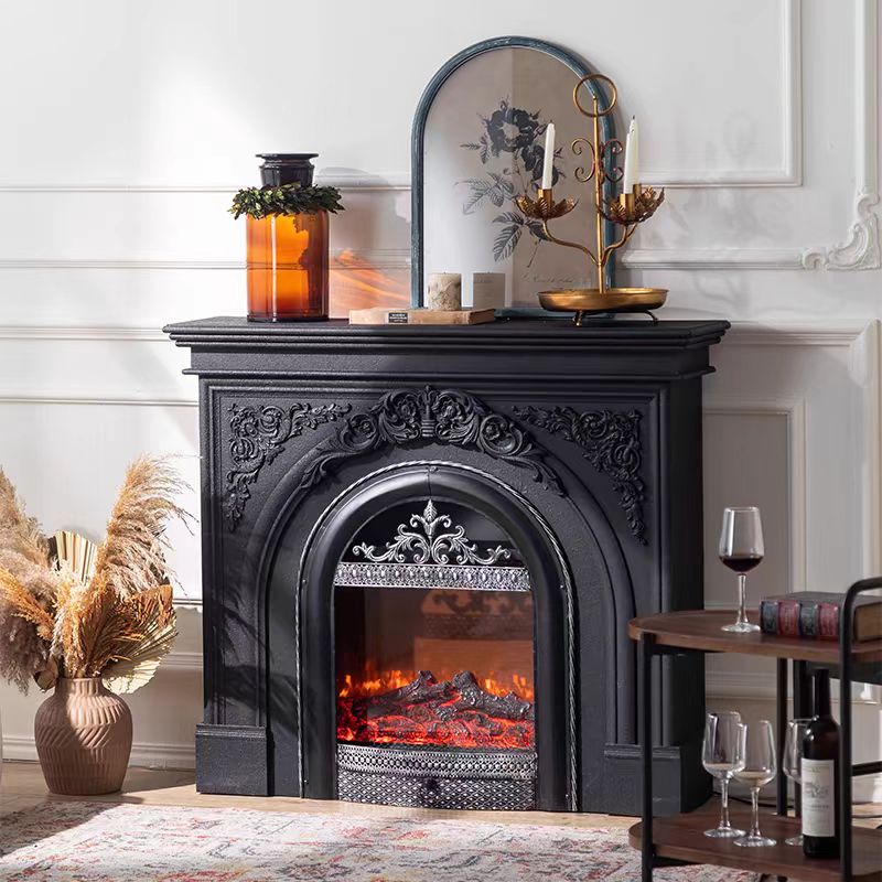 Marble fireplace mantel shelf