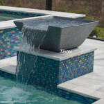 water bowl feature for pools