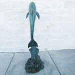 Dolphin Fountain Sculpture