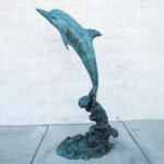 Dolphin Fountain Sculpture